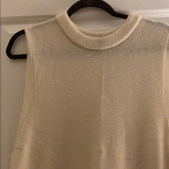 Alexander Wang Sleeveless Cashmere Tunic Sweater - Picture 2 of 7